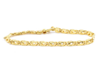 Armband 23K 15,2g Längd 16,7cm Bredd 4mm med S-lås