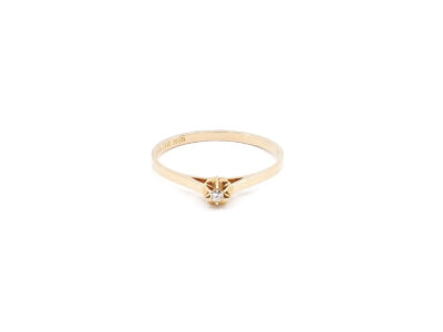 Ring med diamant