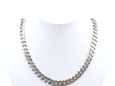 Halskedja Pansar Silver