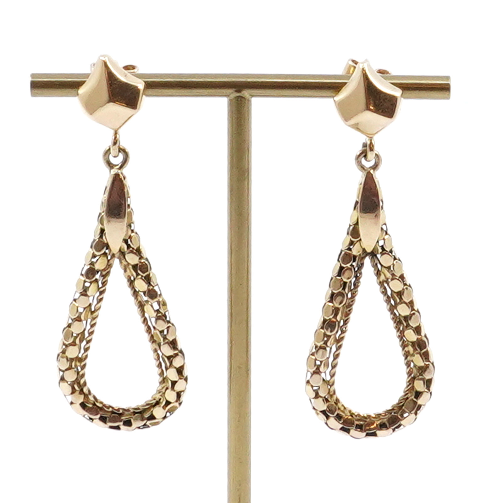 Örhängen Guld 18K 6,7g Höjd 4,7mm Diameter 16mm