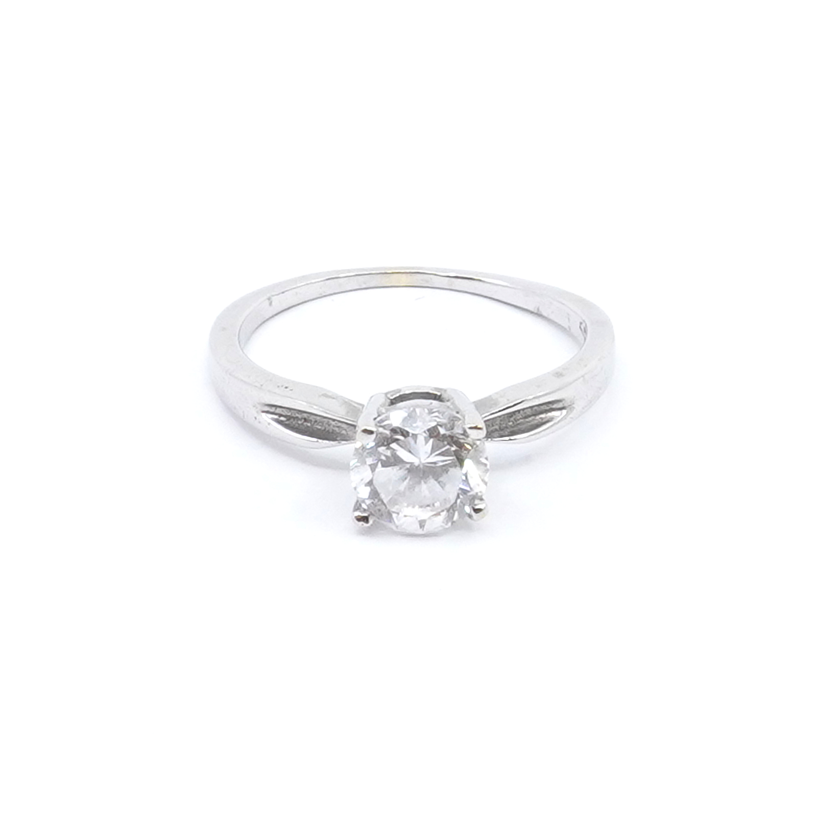 Ring Vitguld 18K