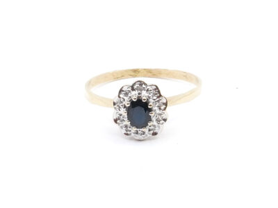 Ring med blå
