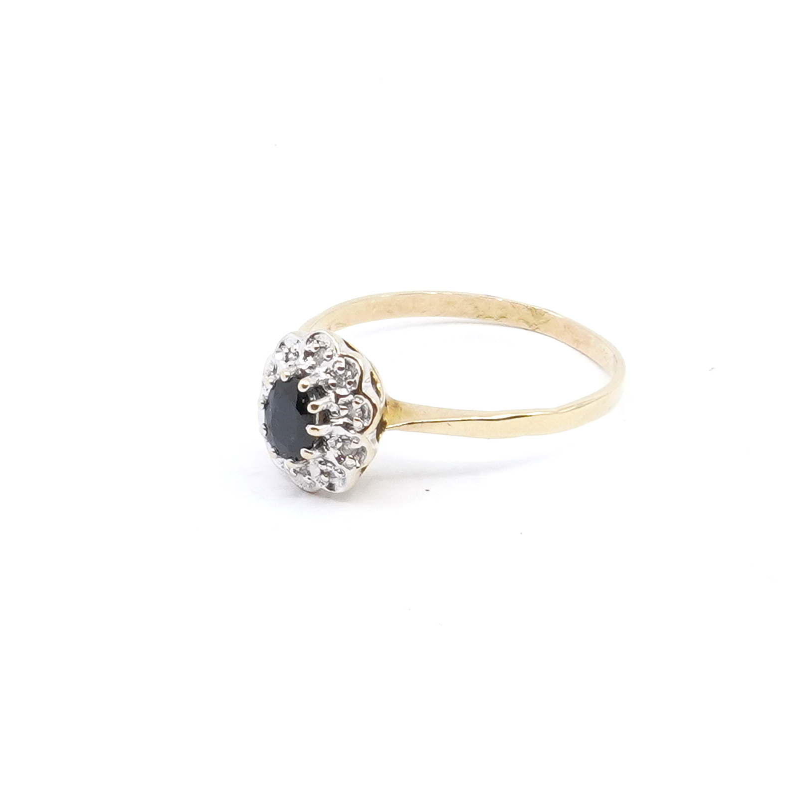 Ring med blå