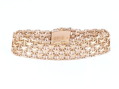 Armband X-länk med stav 18K