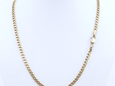 Halskedja manglad Pansar 18K 16,1g Längd 52cm
