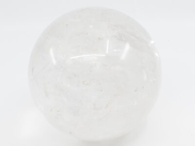 Glas kristallklot vit
