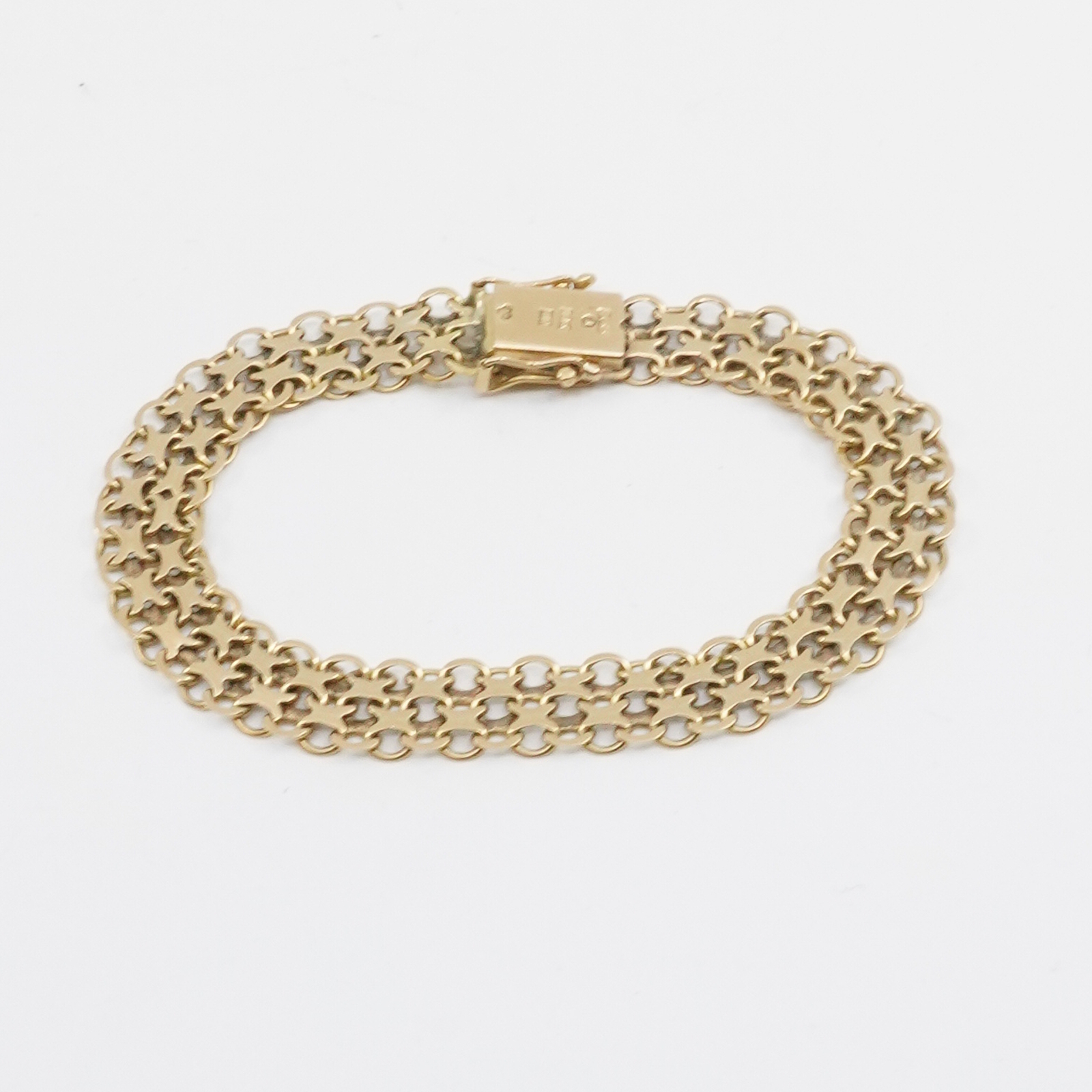Armband X-Länk Guld 18K, Längd 19cm