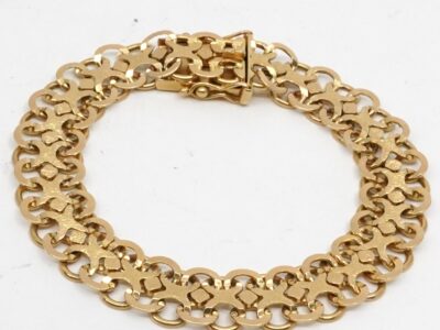 Armband X-Länk Guld 18K, Längd 19cm