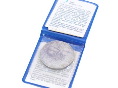 Silvermynt - Soumi Finland 10 Markkaa - EM x Helsinki 1971, med etui.