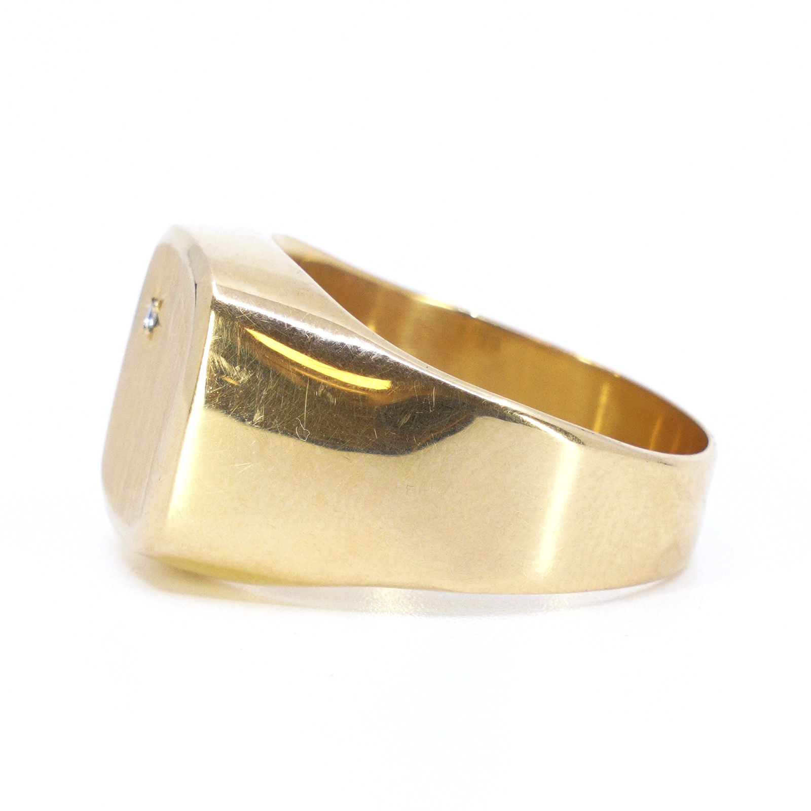 Klackring med diamant