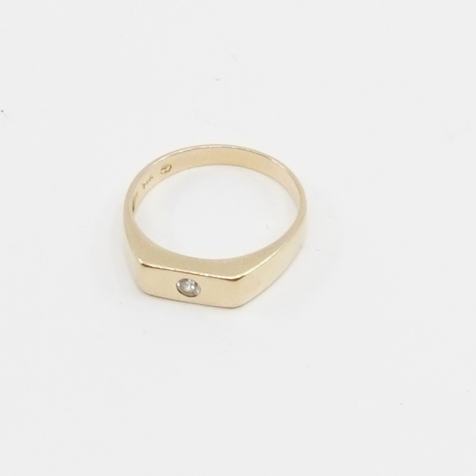 Ring med sten Guld 14K Ø18,75