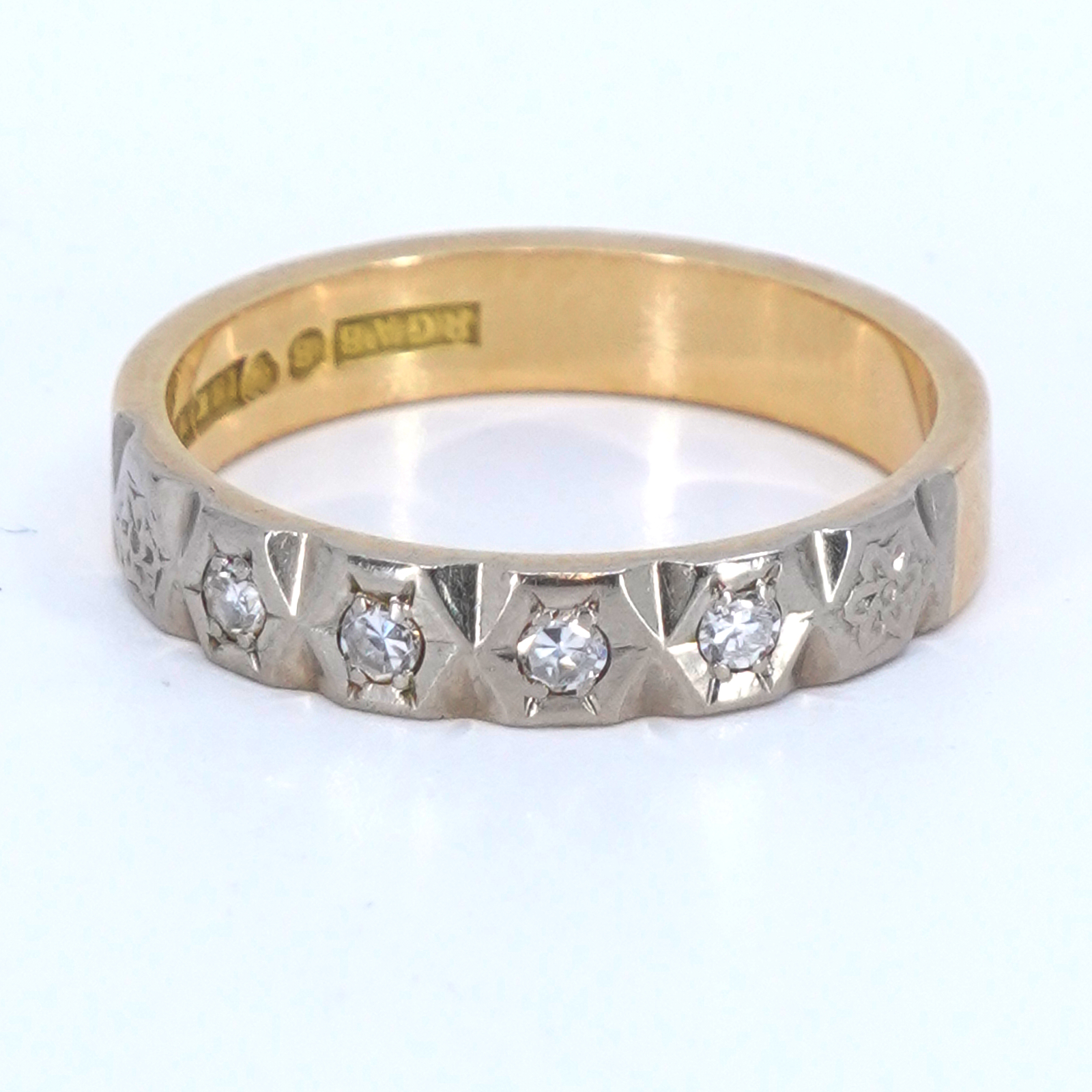 Ring tvåfärgad Guld