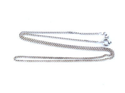 Halskedja pansar Silver