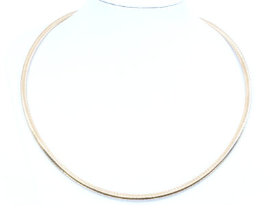 Halskedja collier halvstelt
