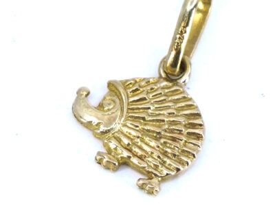 Hänge igelkott Guld