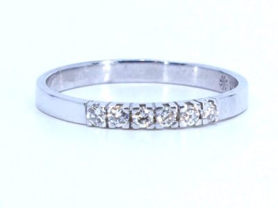 Ring vitguld 18K