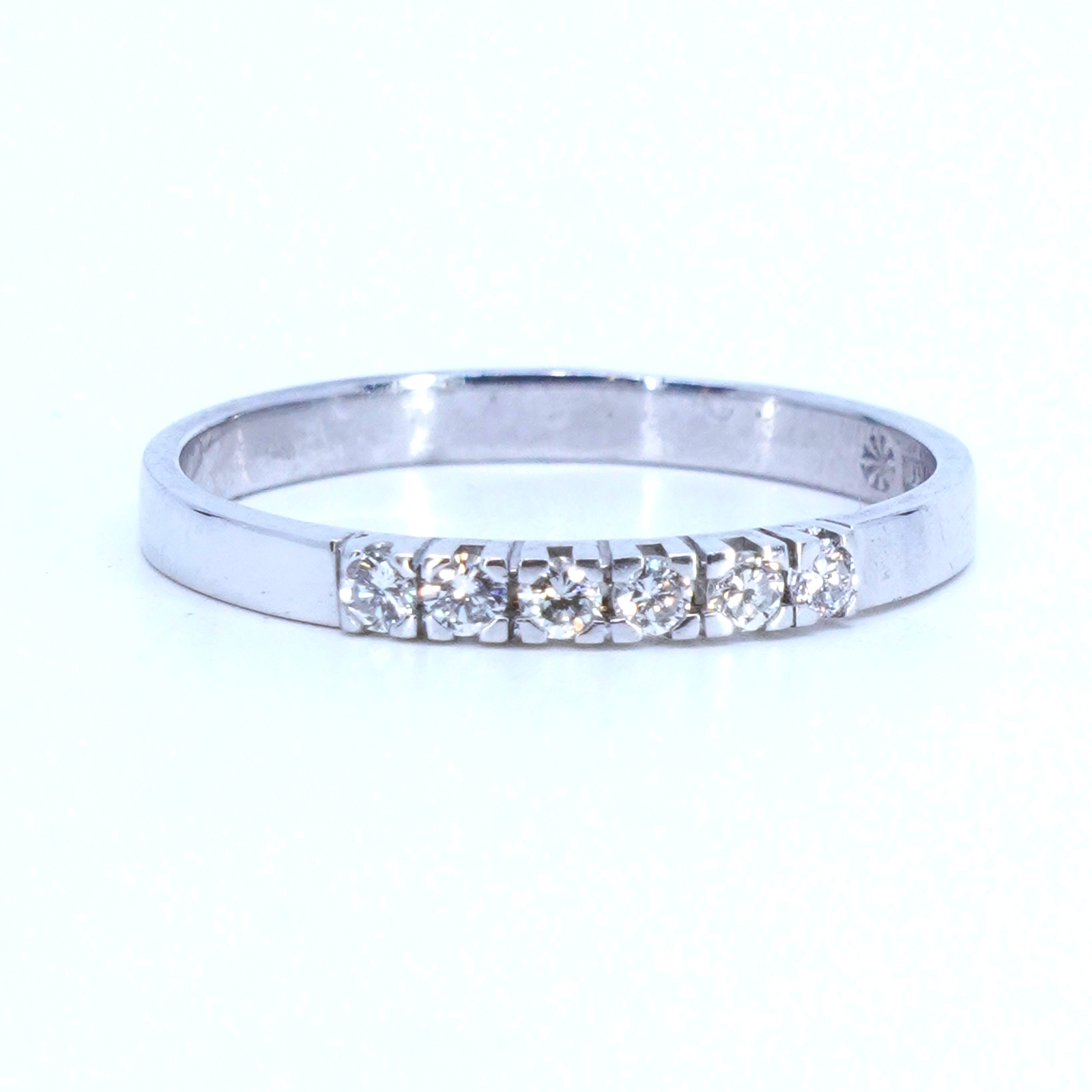Ring vitguld 18K