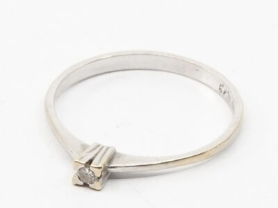 Ring Vitguld 18K