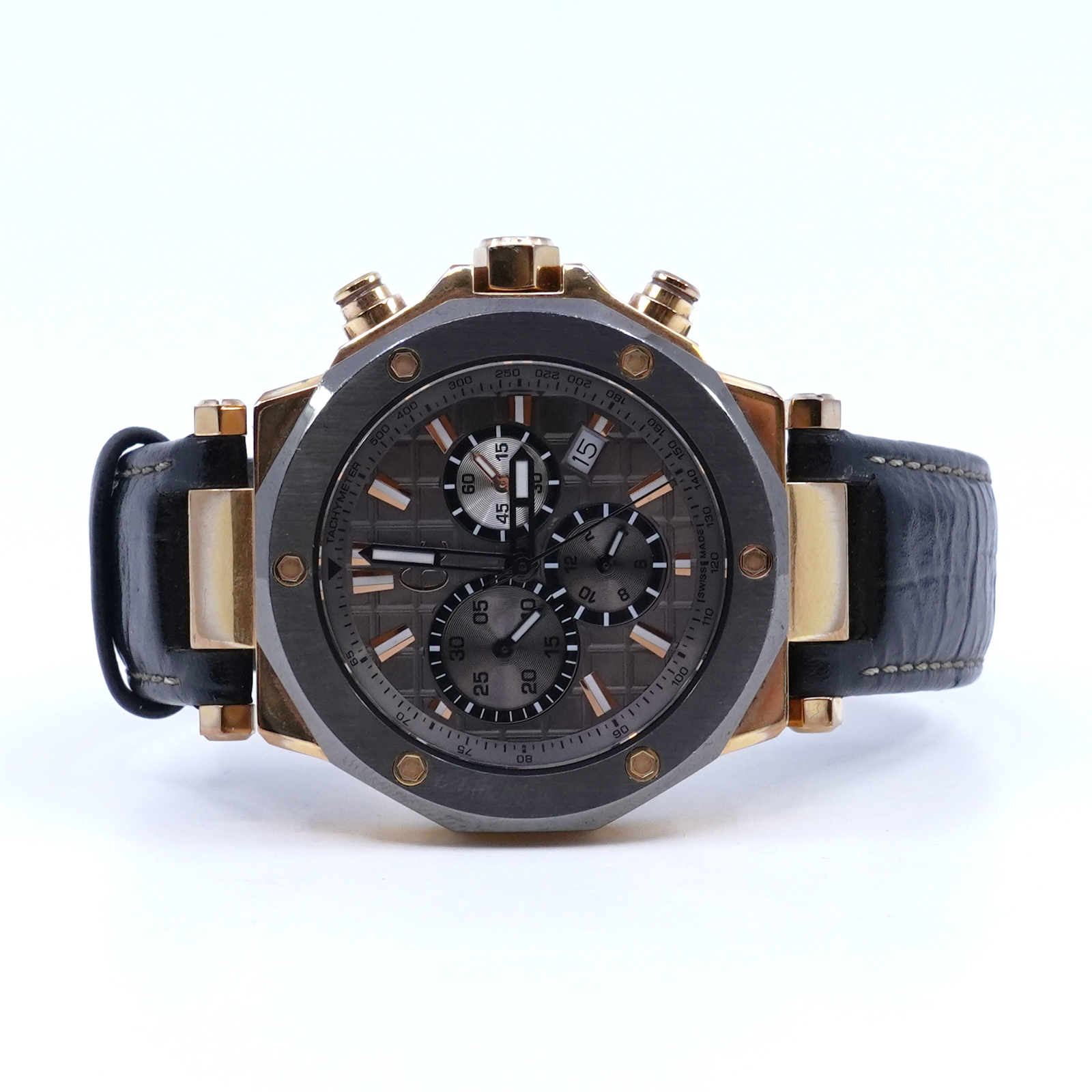 Armbandsur Gc läderarmband kronograf quartz