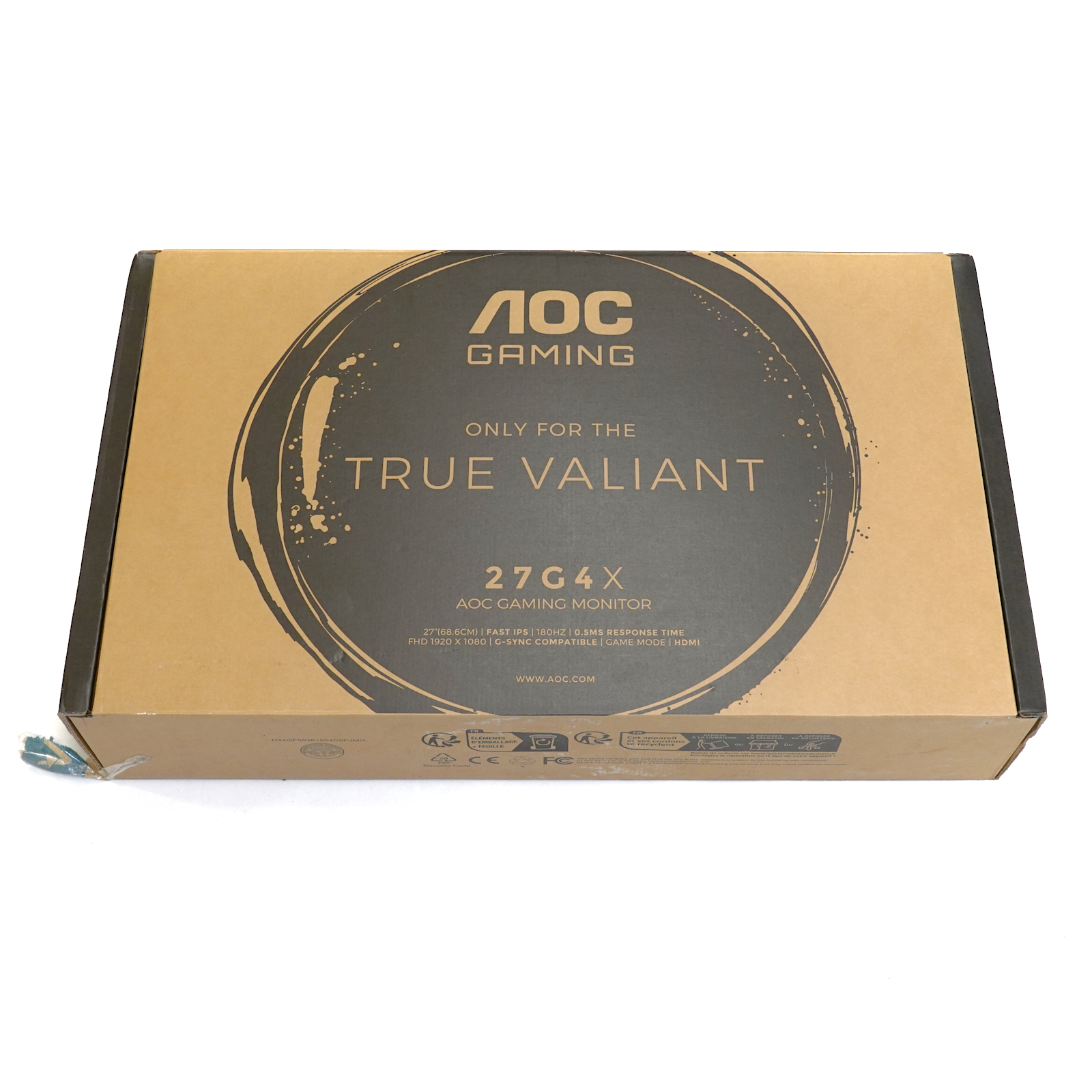 Gaming skärm Aoc 27G4X 180H 27tum i kartong med tillbehör