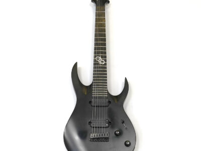 Elgitarr 7-strängad Solar Guitars A2.7C – CARBON BLACK MATTE