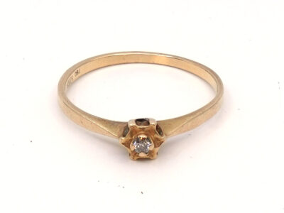 Ring Guld 18K med diamant