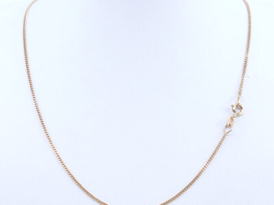 Halskedja Pansar 18K 2,9g Längd 38,5cm