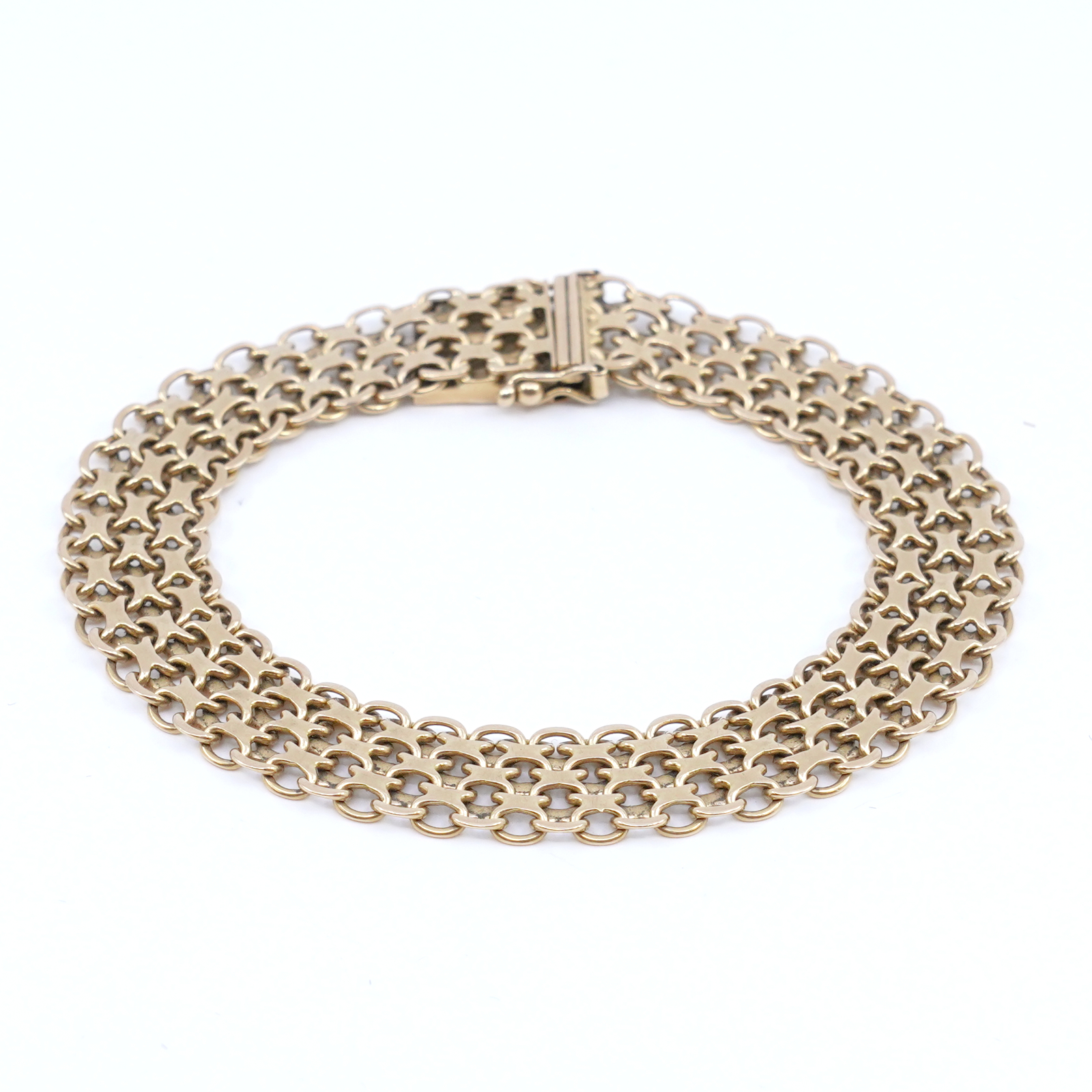 Armband X-länk 18K 22,2g Längd 20cm