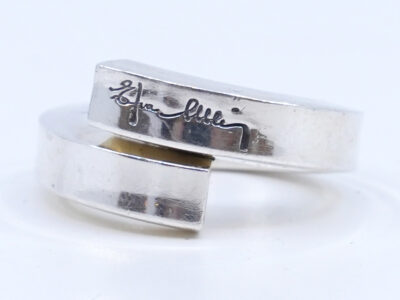 Ring Efva Attling r S925 16,4g Ø17 bredd 5,7mm