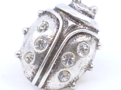 Pin med stenar S925 3g silver Bredd 13,5mm Höjd 17mm