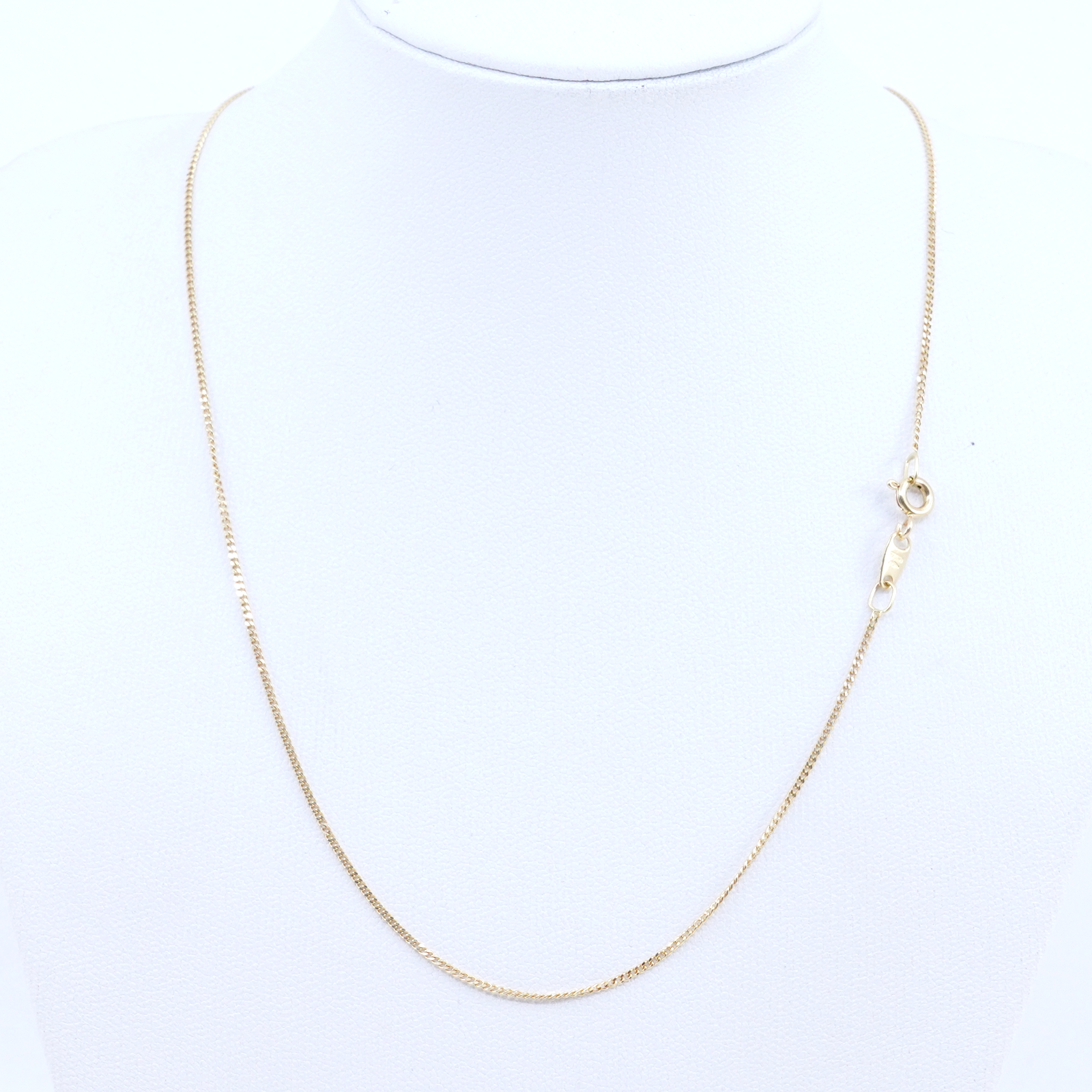 Halskedja Pansar Guld 18K 1,7g Längd 36cm