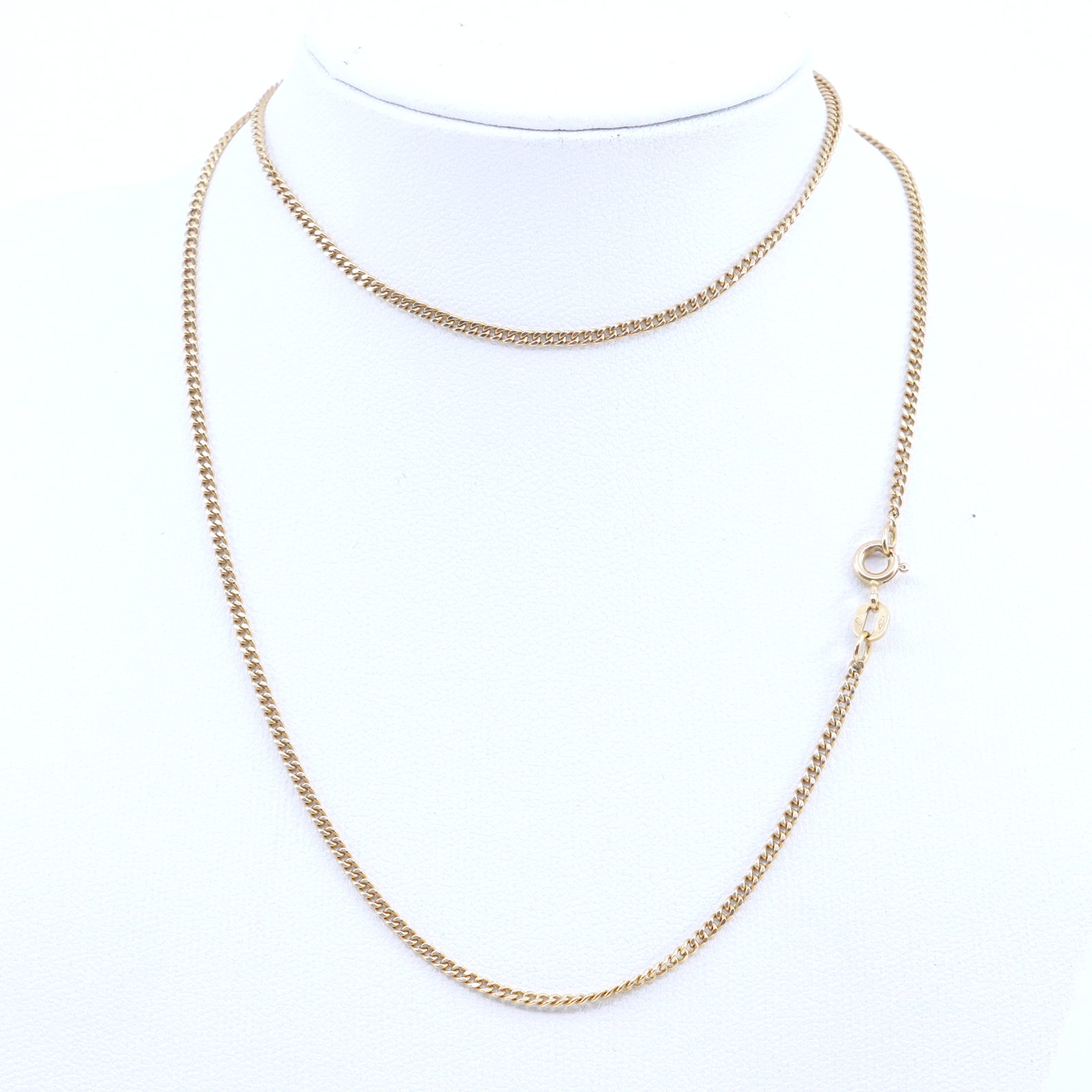 Halskedja Pansar 18K 5,7g Längd 52cm Bredd 1,5mm