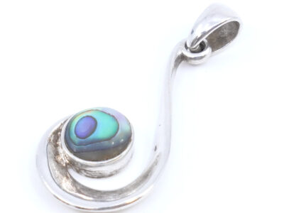 Hänge med snäckskal S925 3,3g Bredd 16mm Höjd 36mm