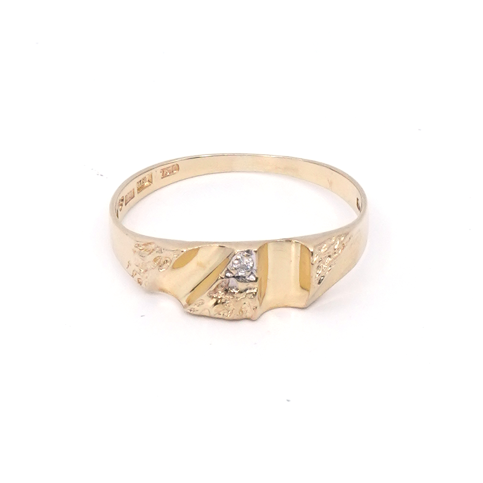 Ring Guld 18K med diamant
