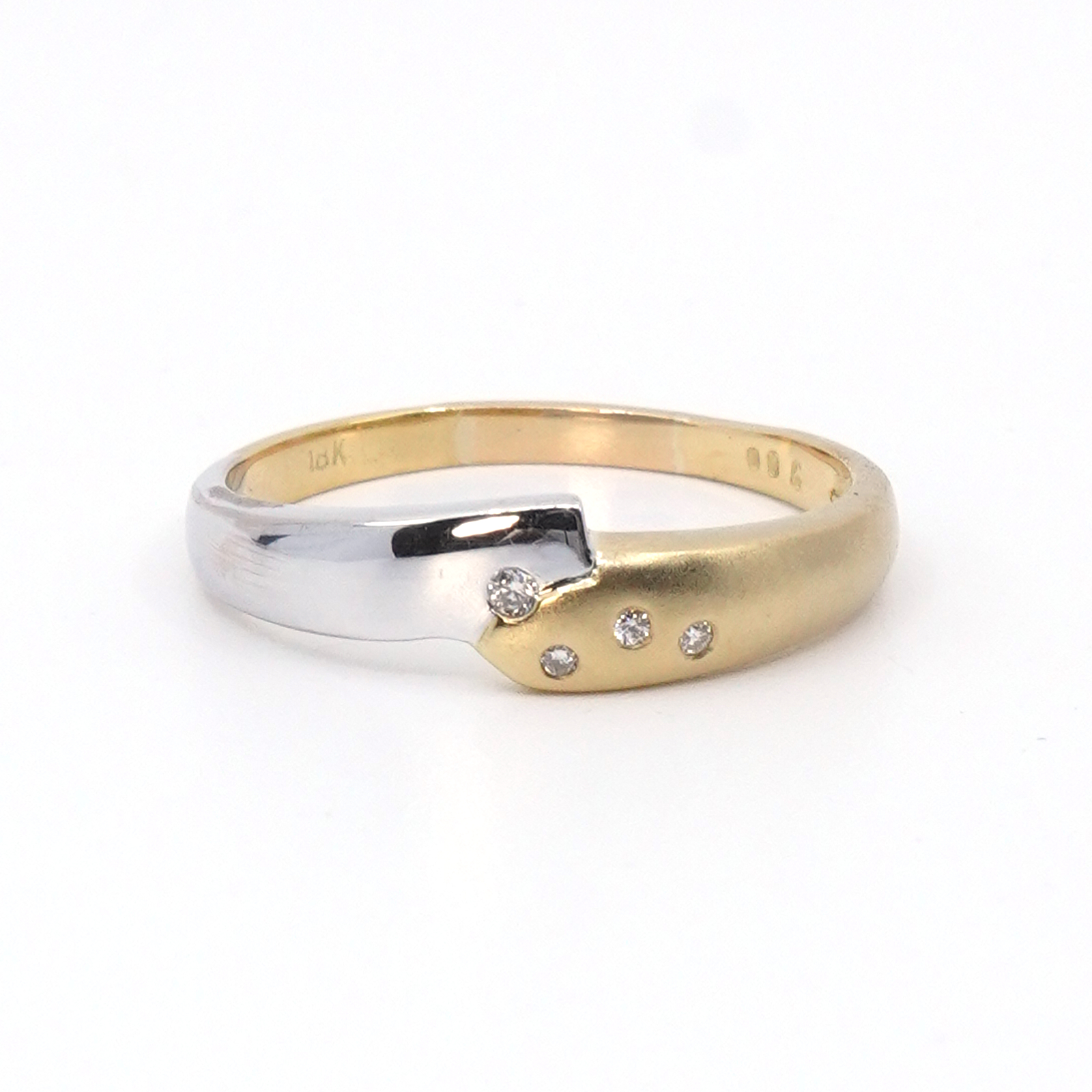 Ring tvåfärgat Guld 18K