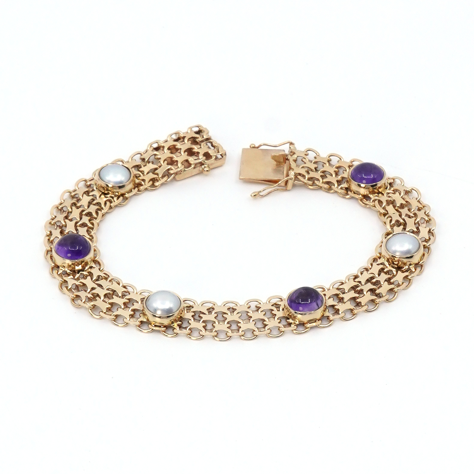 Armband X-länk Guld 18K