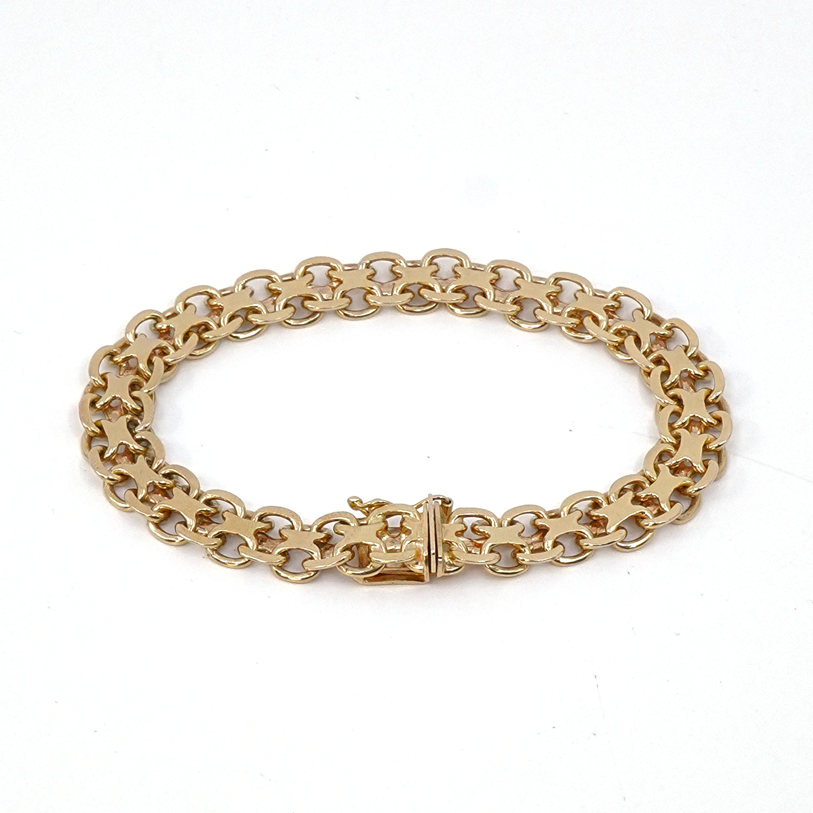 Armband X-länk Guld 18K