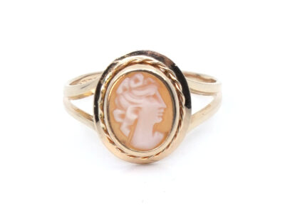 Ring Guld 18K med Camé