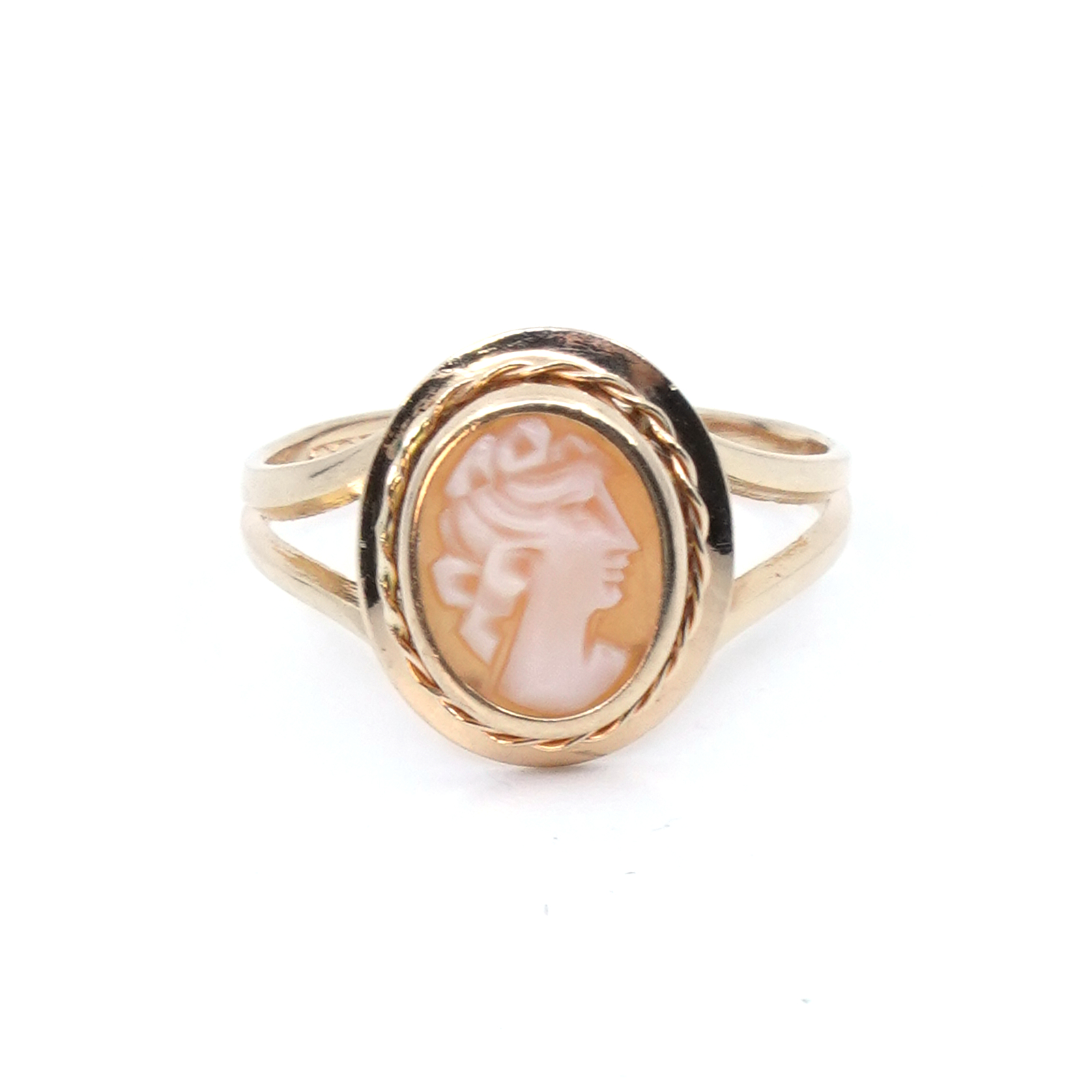 Ring Guld 18K med Camé