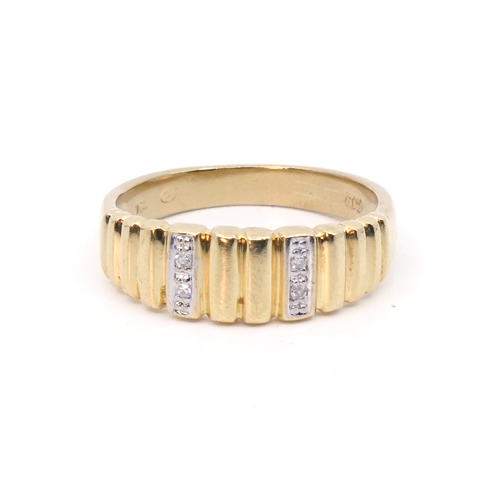 Ring Guld 18K med diamanter