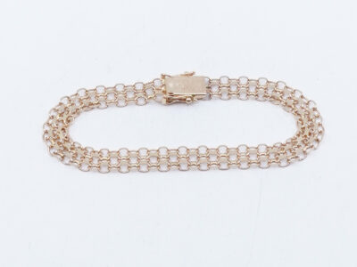 Armband X-länk Guld