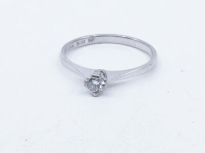 Ring vitguld 18K