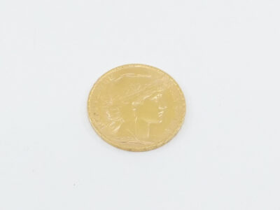 Guldmynt 20 Franc 1907 21,6K 6,4g