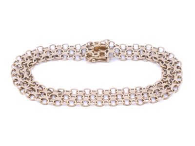 Armband X-länk Guld