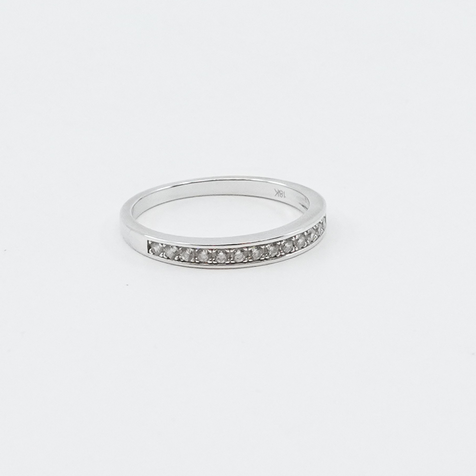 Ring Vitguld 18K,