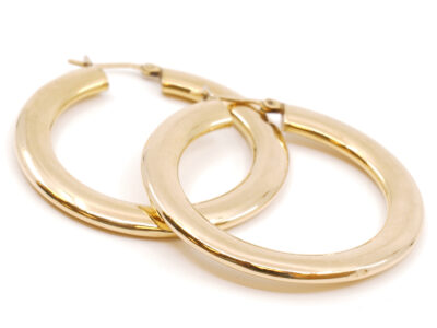 Örhängen Guld 18K 7,4g Höjd 40mm