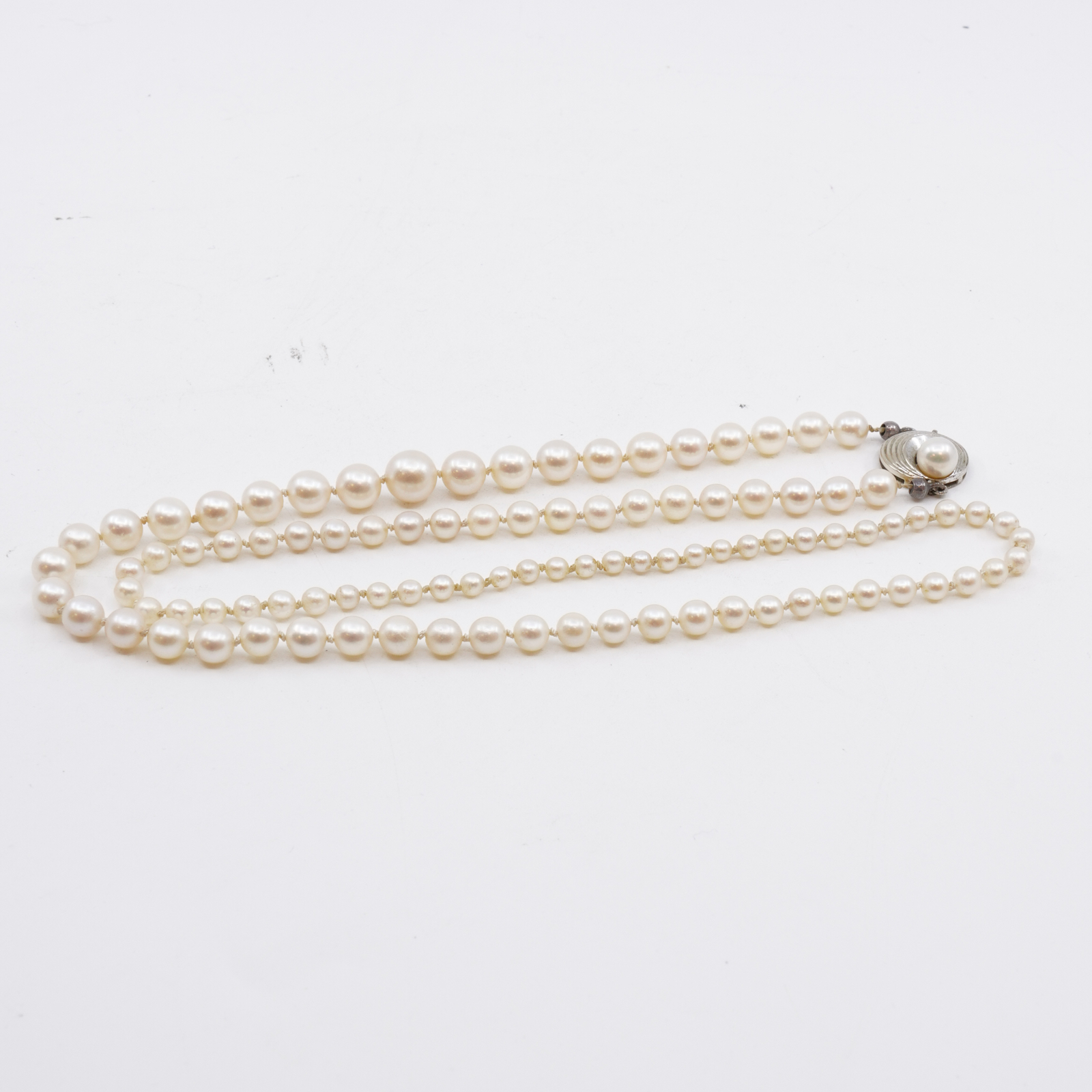 Pärlcollier doserat Ø3-7,4mm