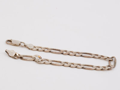 Armband Figaro Silver
