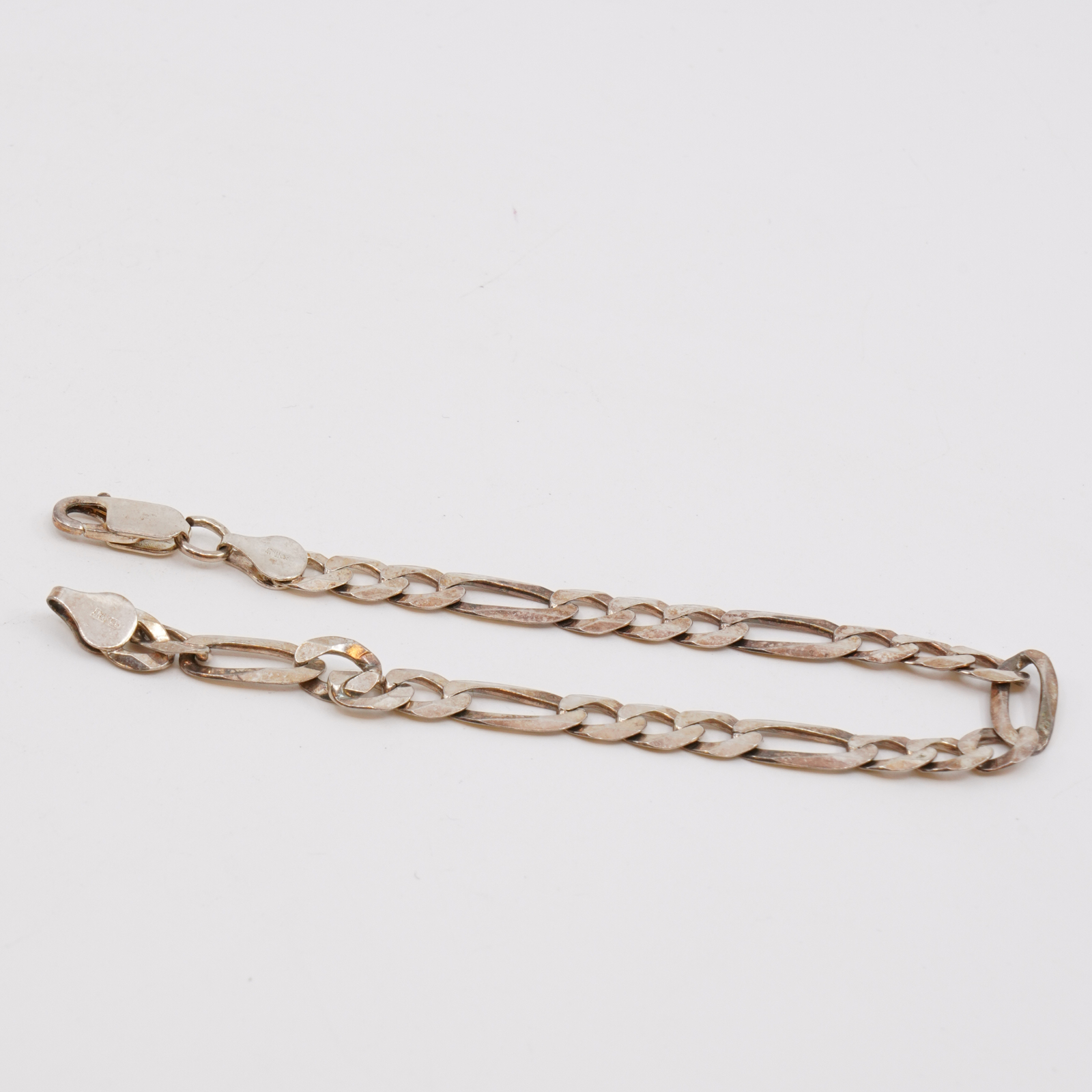 Armband Figaro Silver