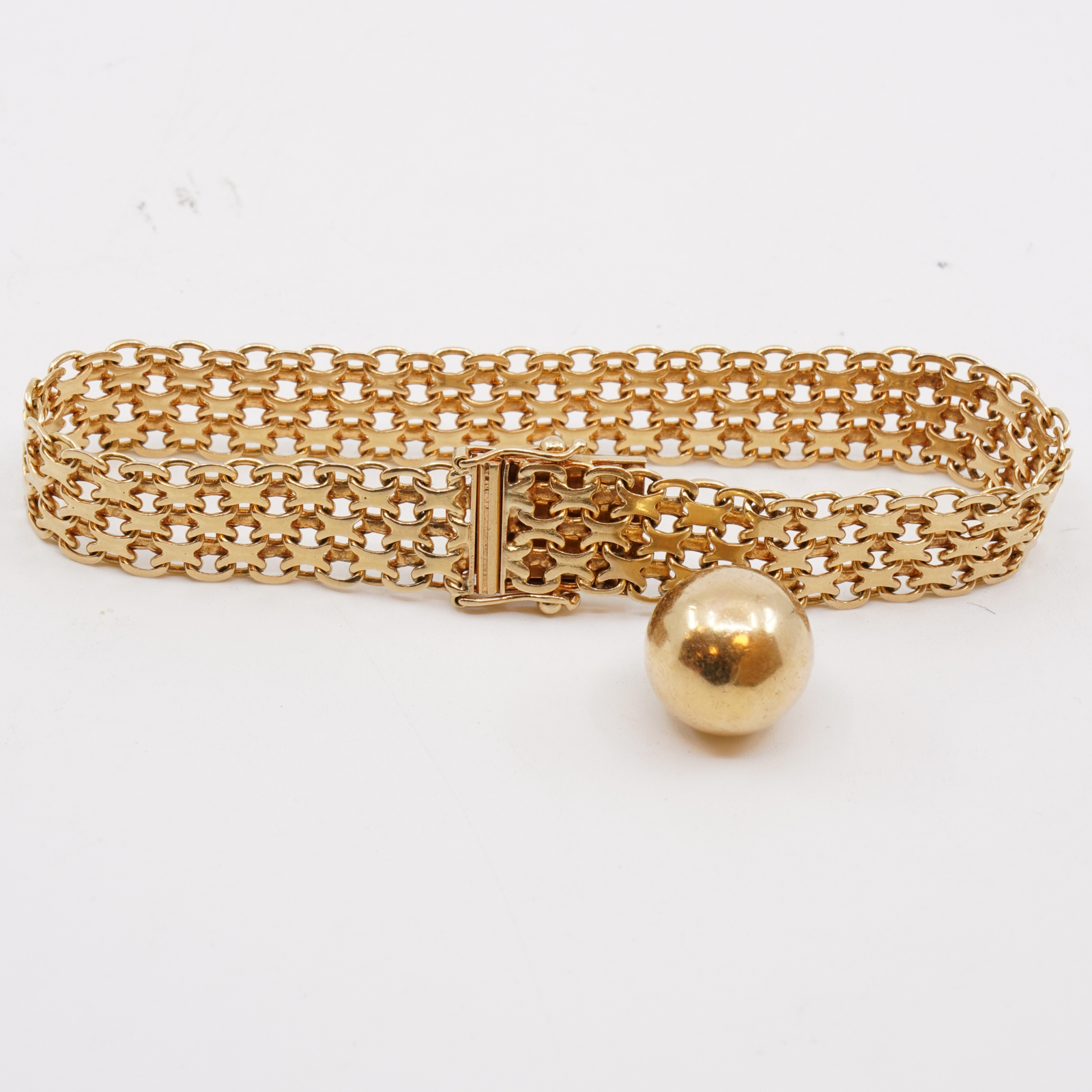 Armband X-länk 18K Längd 19cm